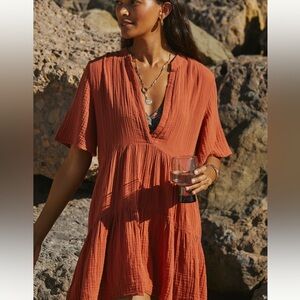 NWT Anthropologie The Kallie Flowy Tunic Dress